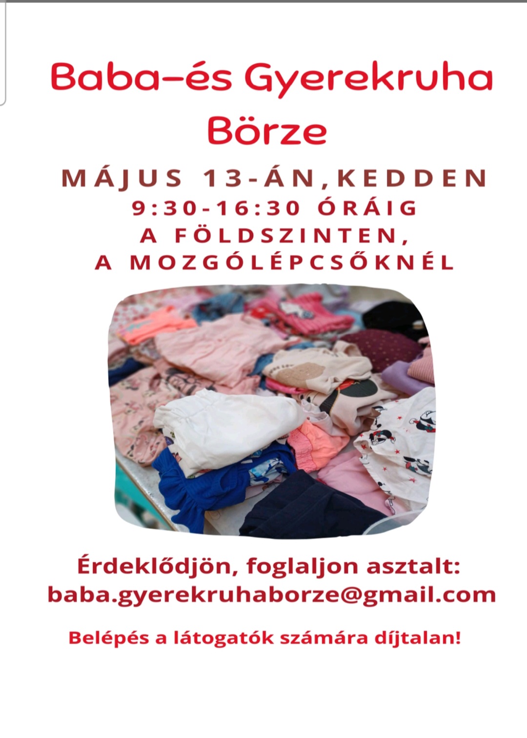 Nyárváró Baba börze a Lehel Csarnokban kiemelt képe